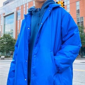 TNA Coaches Jacket / Classic Blue Size Medium